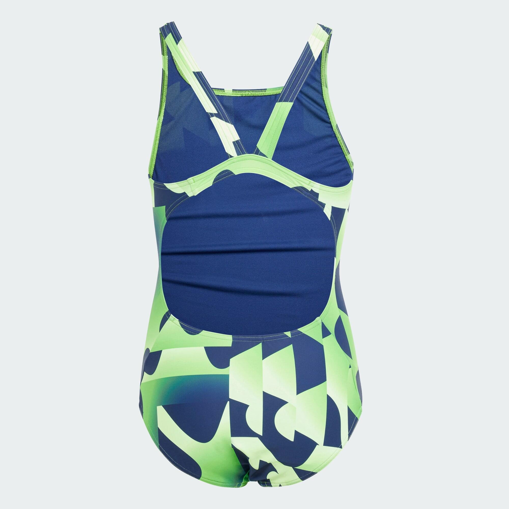 Performance 3-Stripes Graphic Swimsuit Kids 4/5