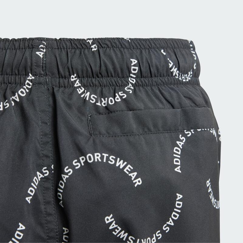 Sportswear Wave Print CLX Kids Badeshorts