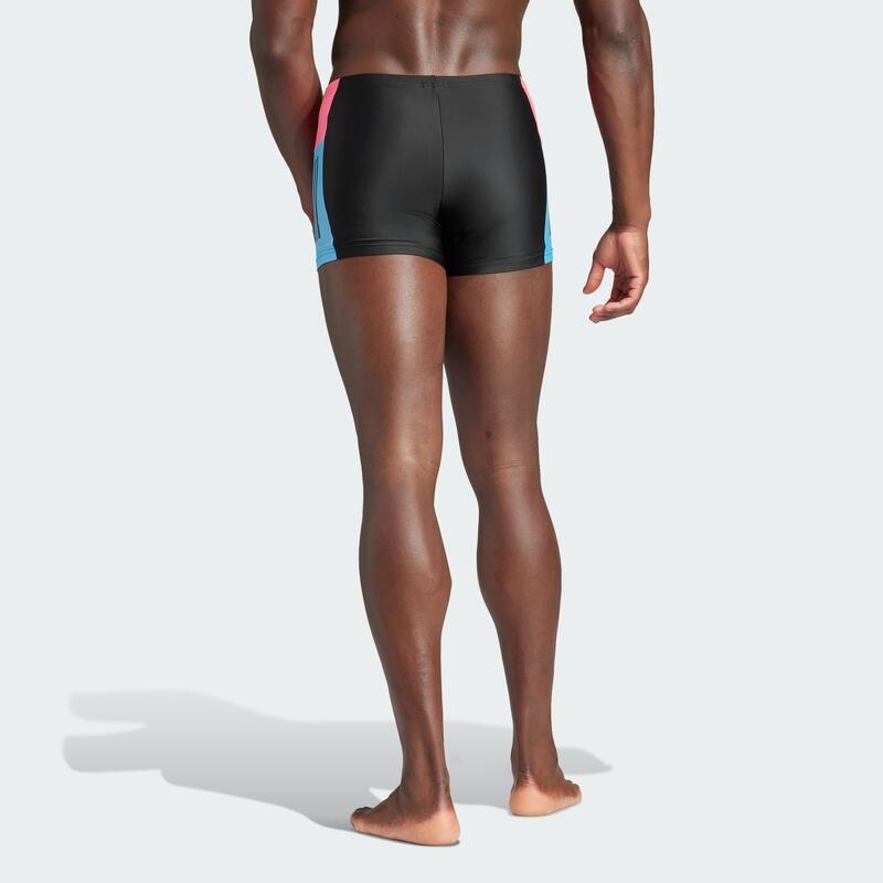 Colorblock 3-Streifen Boxer-Badehose