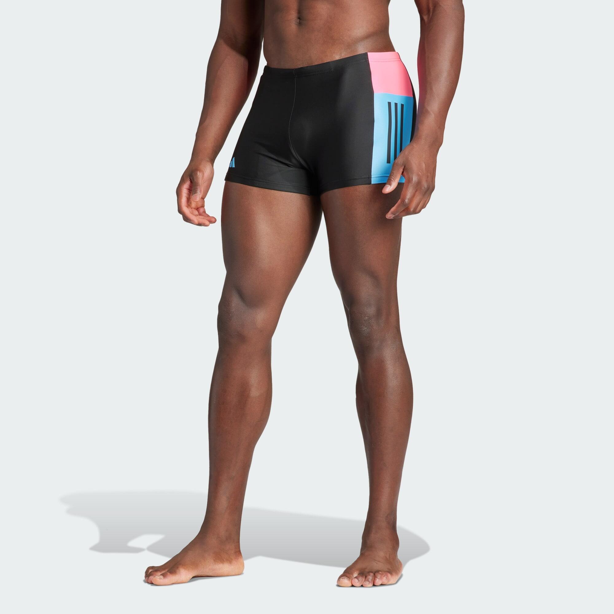 Colorblock 3-Stripes Swim Boxers 1/5