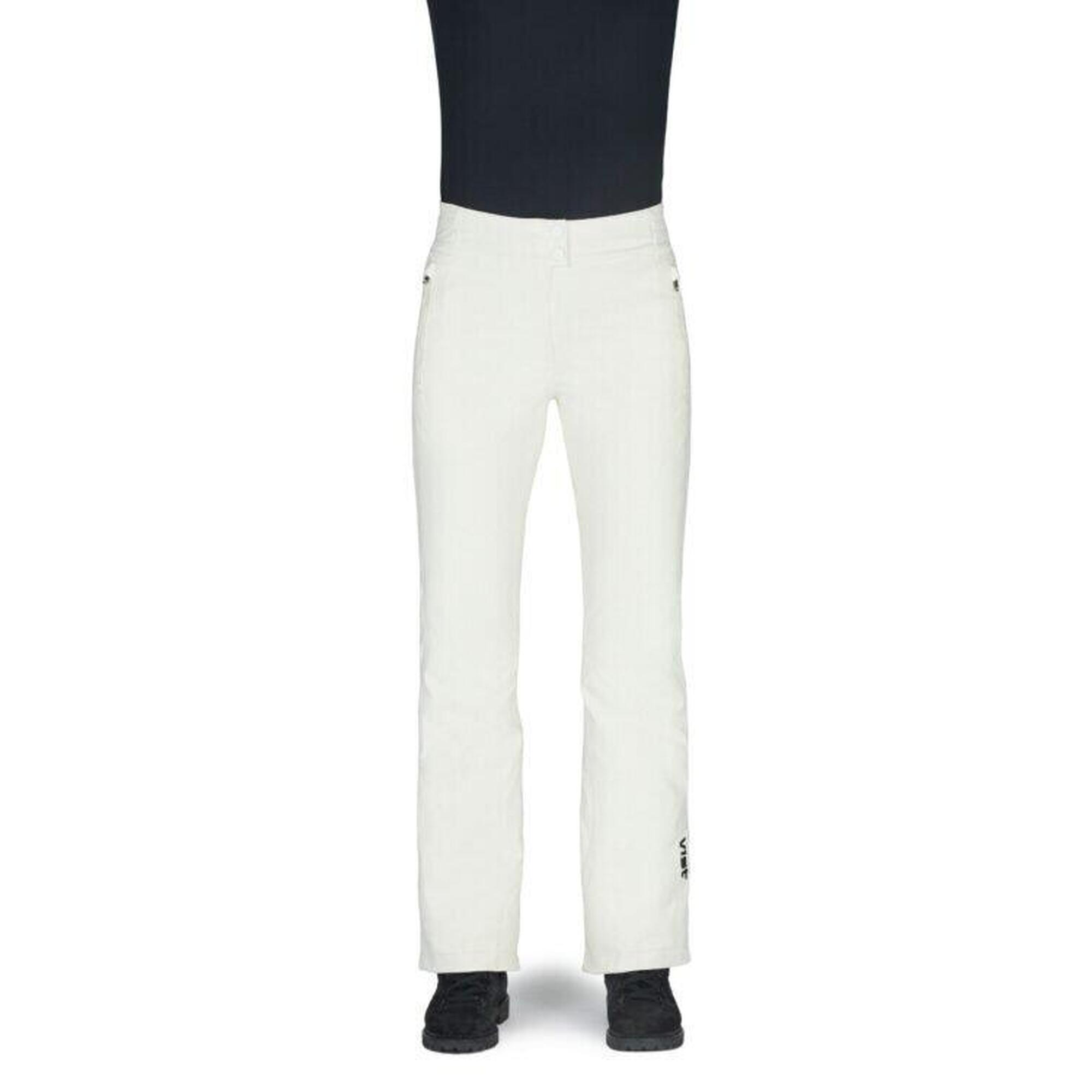 Donatella Women Ski Jacket(without fur) + Lavinia 1920 Women Ski Pants - White