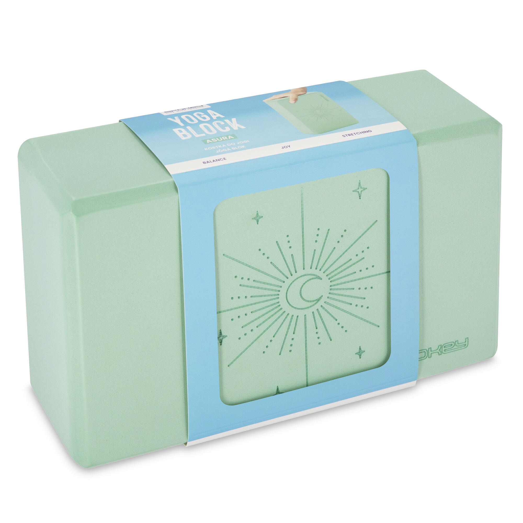 Cube de yoga Spokey ASURA : Soutien pour les asanas et la relaxation 7/7