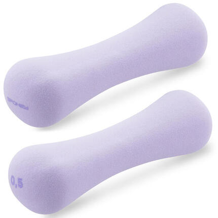 Neopreen halters set 2x 1kg lichtblauw BONE