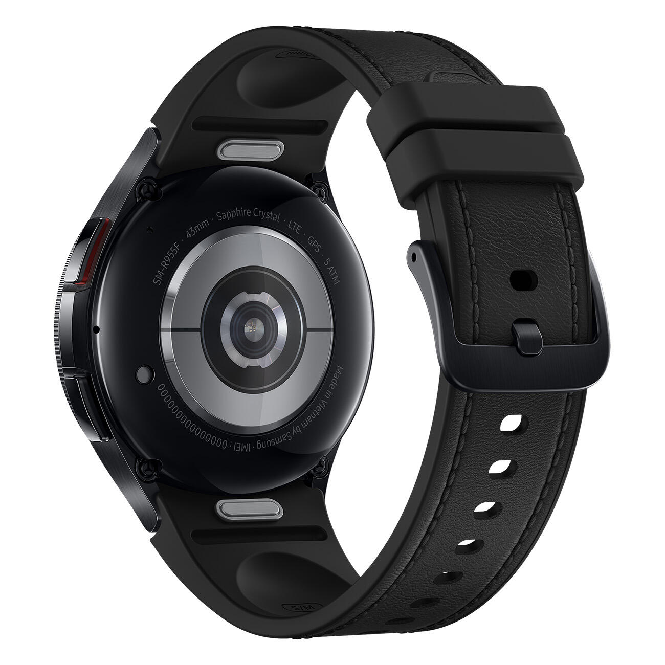 Samsung R955 Galaxy Watch6 Classic LTE Schwarz (43mm) Smartwatch 4/7