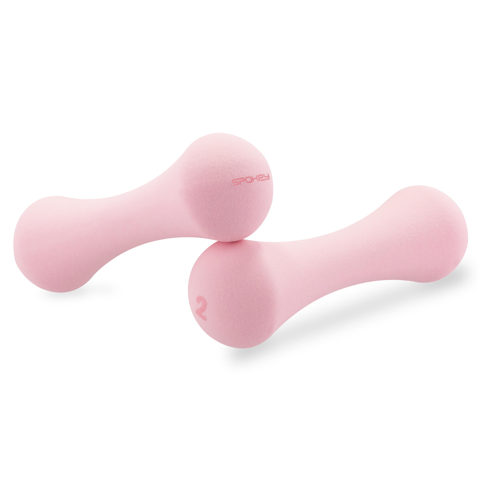 Neopreen halters set 2x 2kg roze BONE 4/7