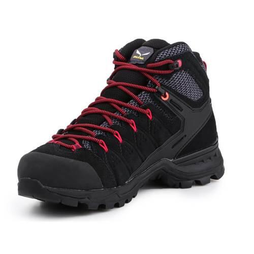 Wandelschoenen Salewa Ws Alp Mate Mid WP Dames Zwart 4/7