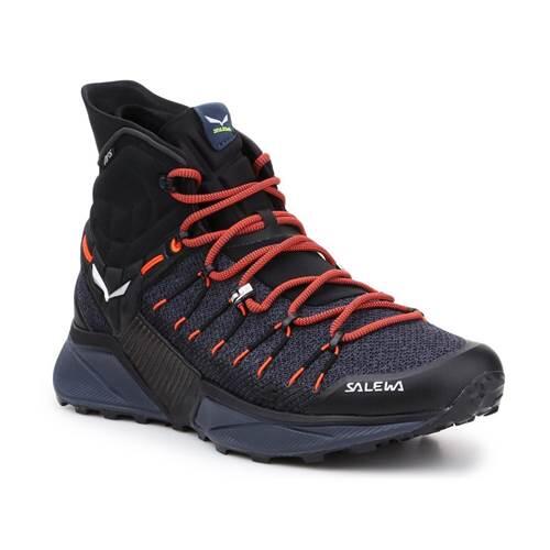 Salewa - Chaussures Randonnée Hommes Salewa Ms Dropline Mid - Chaussures De Sport - Bleu|noir - 44 - Decathlon