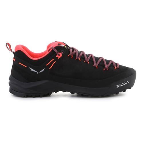 Trekking-Schuhe Frau Salewa Wildfire Schwarz 2/7