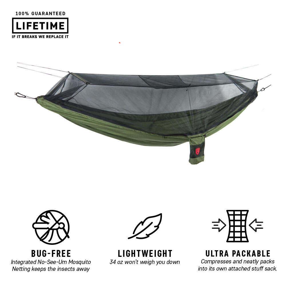 Hamak z moskitierą Grand Trunk Skeeter Beeter XT Hammock olive 3/7