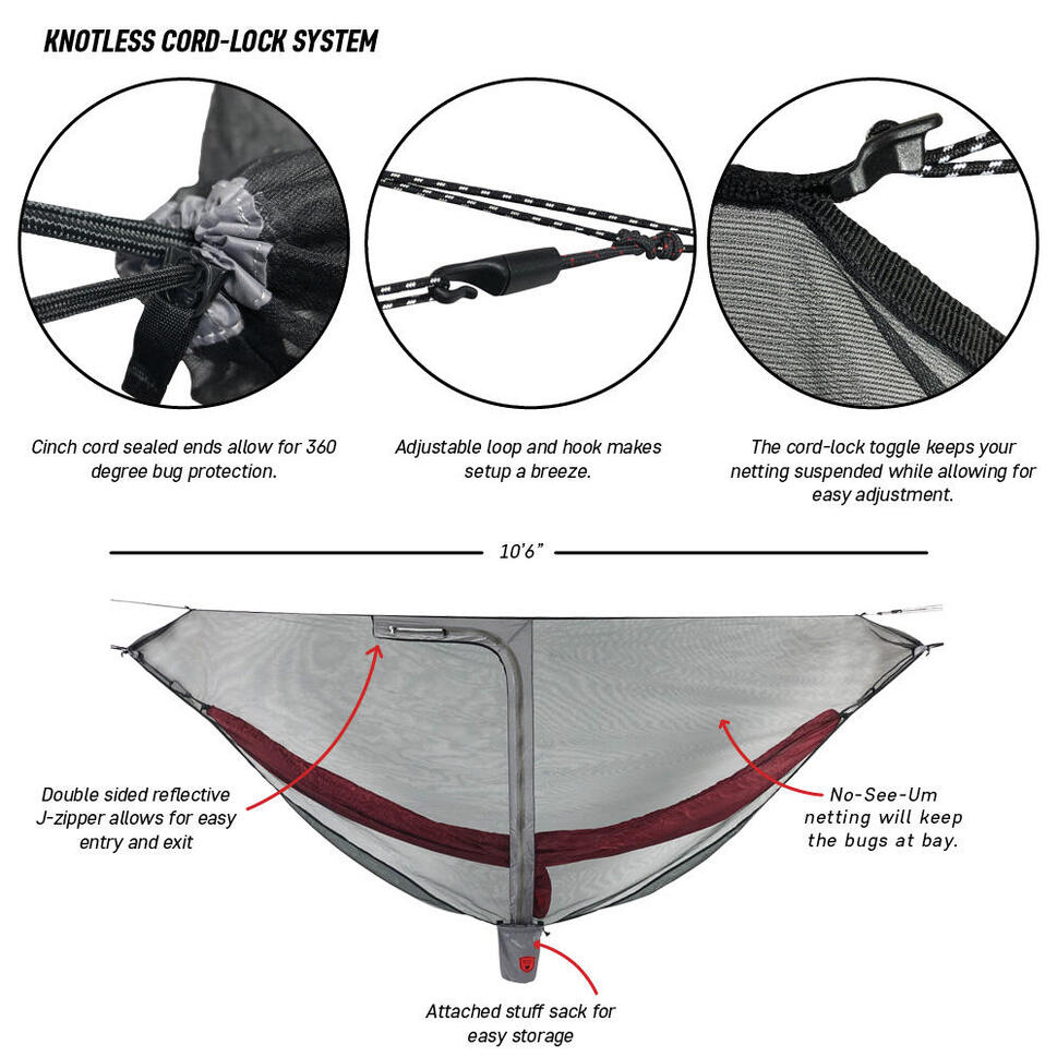 Moskitiera do hamaka Grand Trunk Mozzy Lite