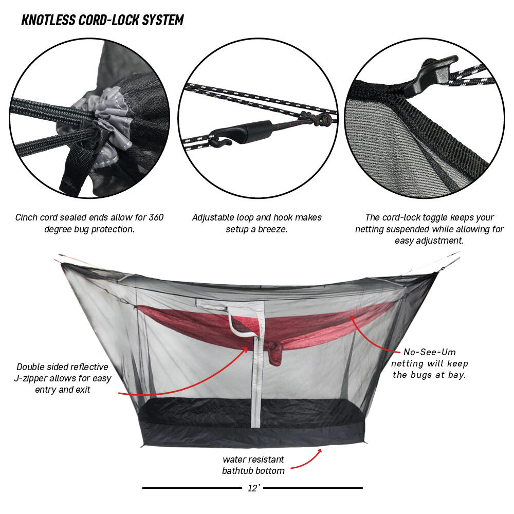 Moskitiera do hamaka Grand Trunk Mozzy 360 3/7