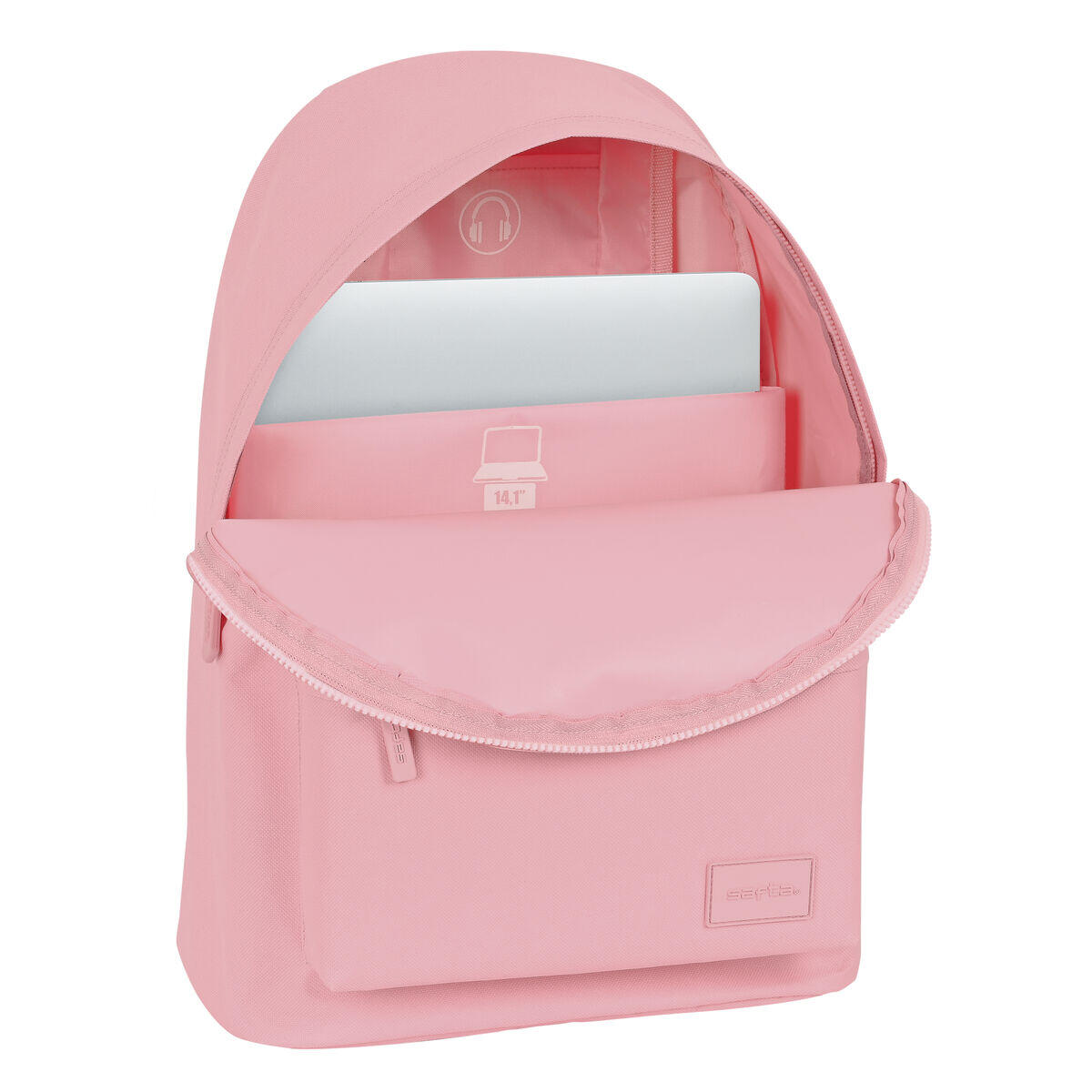 Mochila Escolar Safta   Rosa 3/4
