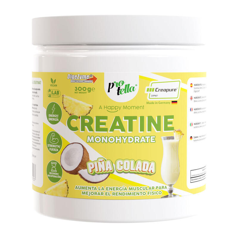 Creatina Creatina Creapure® Piña Colada 300g Protella