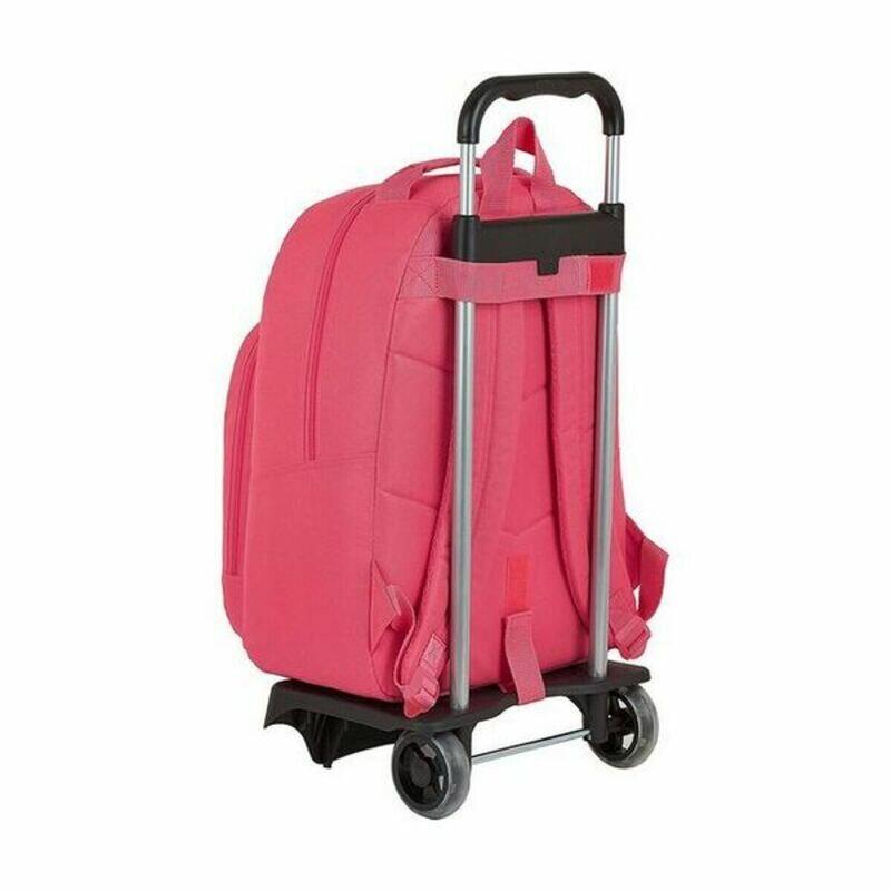 Mochila Escolar con Ruedas M313G Rosa