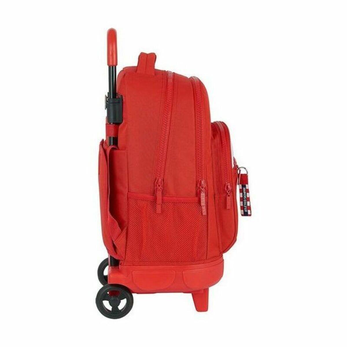 Mochila Escolar con Ruedas M918 Blanco 4/4