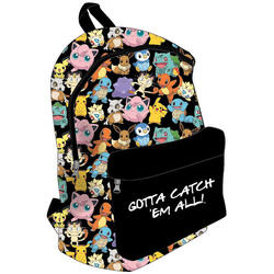 Mochila Escolar Pokeball Azul