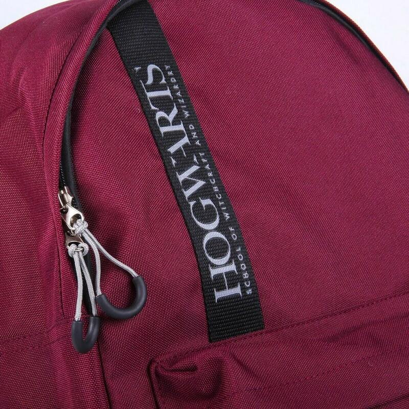 Mochila Escolar Hogwarts Rojo