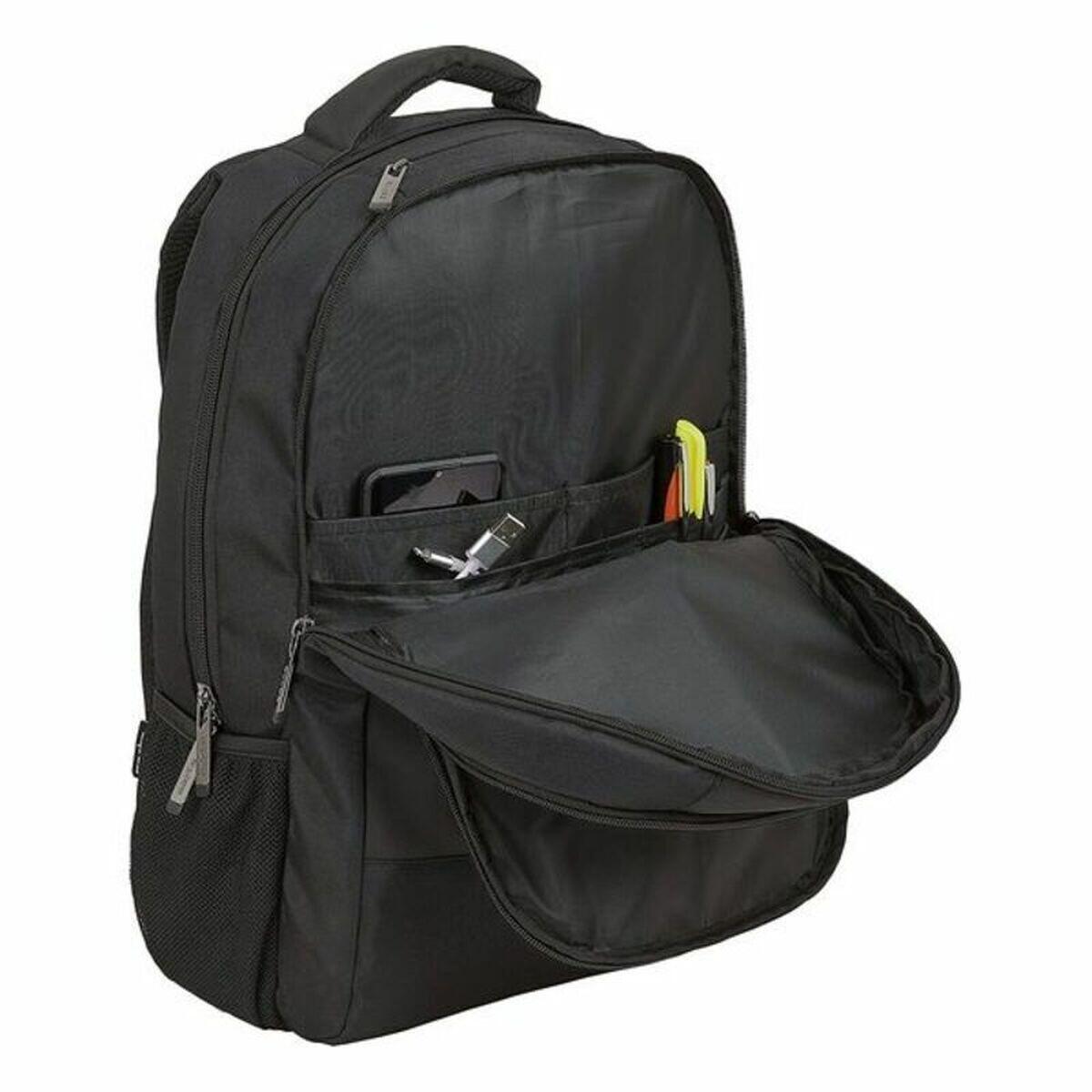 Rugtas voor Laptop en Tablet met USB Uitgang Safta Zwart 4/5