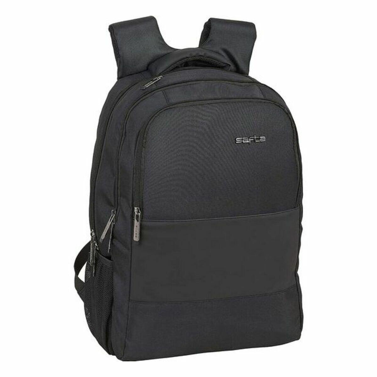 Rugtas voor Laptop en Tablet met USB Uitgang Safta Zwart 1/5