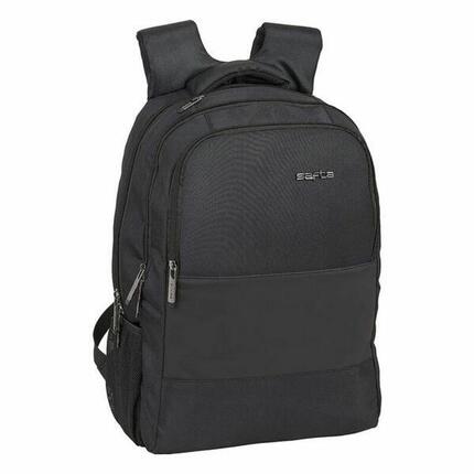 Laptop- und Tablet-Rucksack mit USB-Anschluss Safta Schwarz