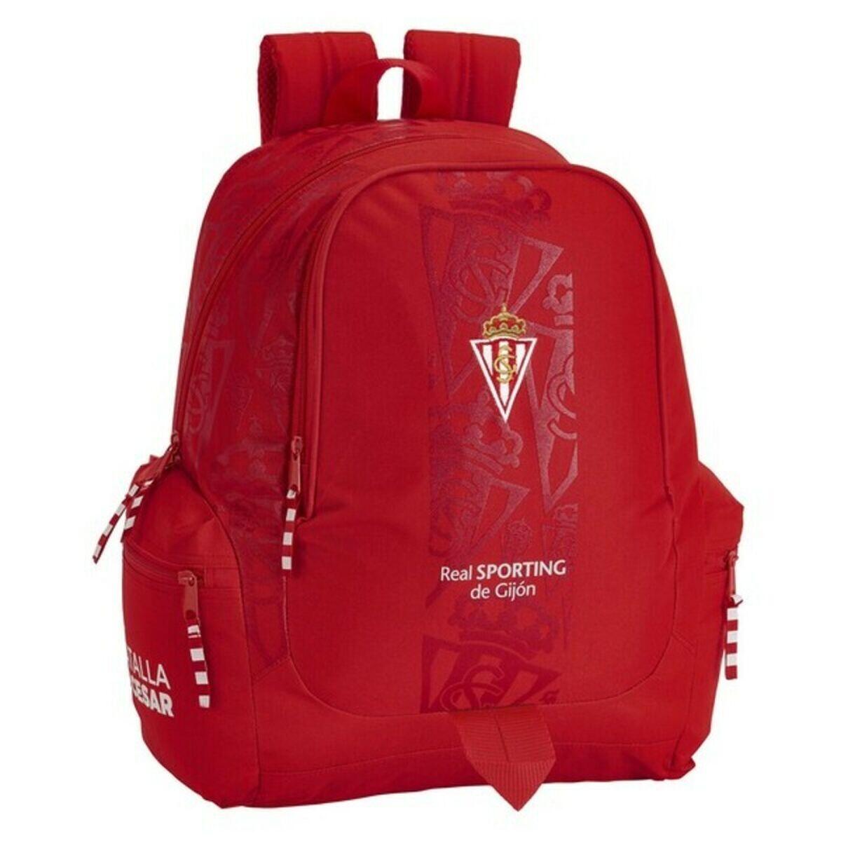 Schulrucksack Real Sporting de Gijón Polyester 3/5