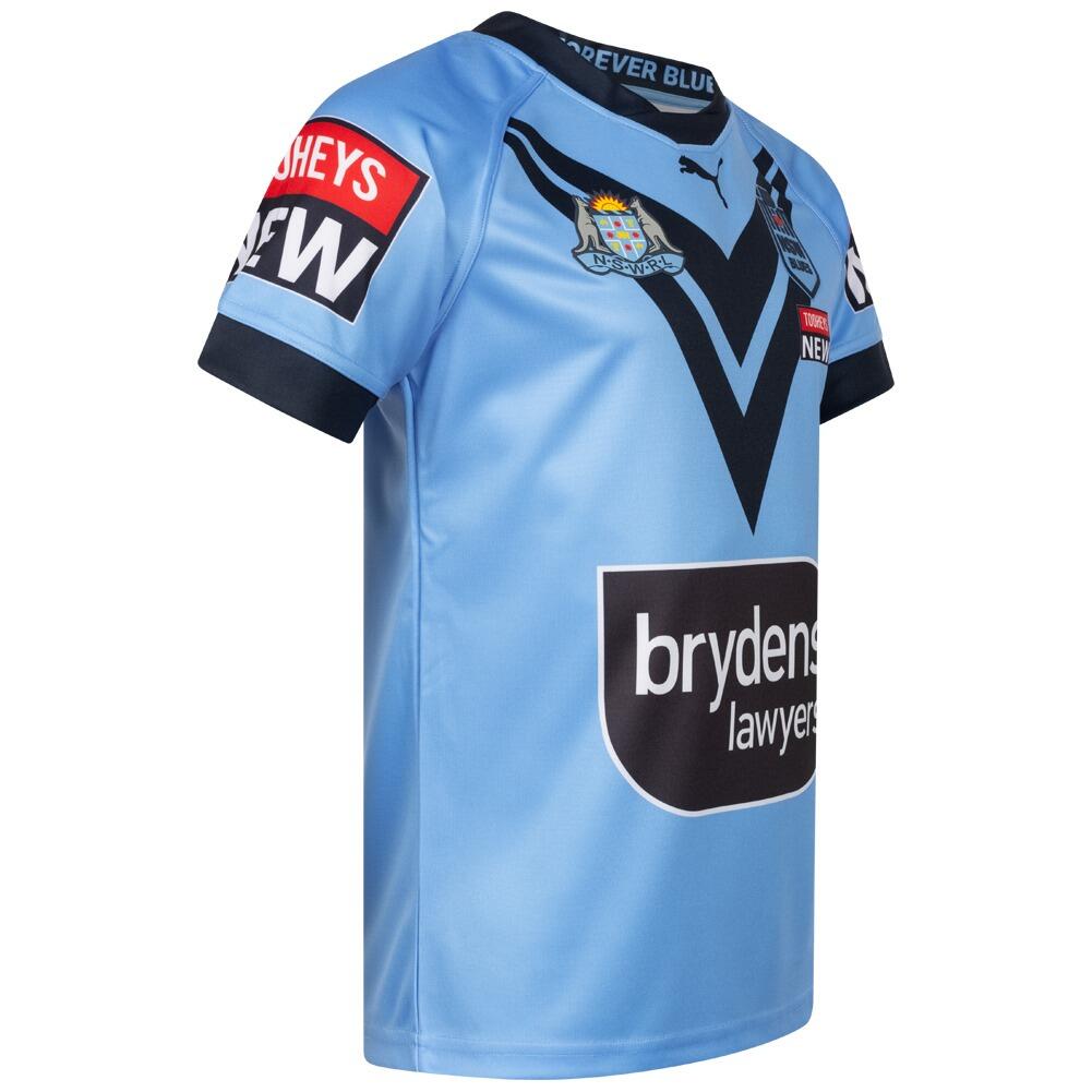 Puma New South Wales Blues Mens Rugby Shirt 3/4