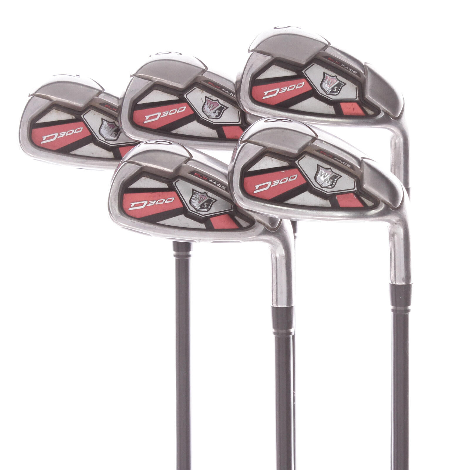 WILSON USED - Iron Set 5-9-iron Wilson Staff D300 Graphite Shaft Regular Flex - GRADE B