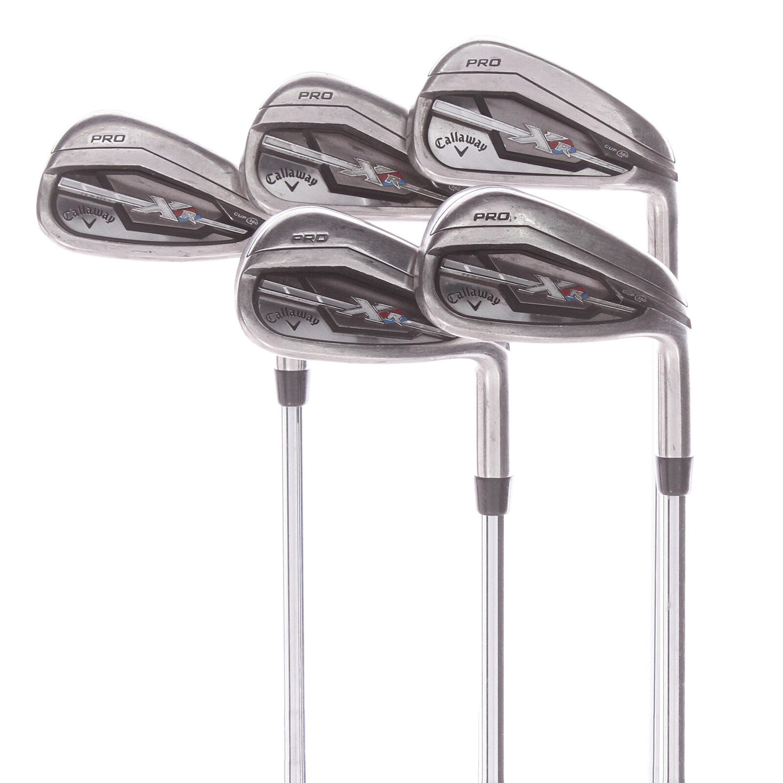 USED - Iron Set 6-PW Callaway XR Pro  Steel Stiff Shaft Right Handed - GRADE C 1/7