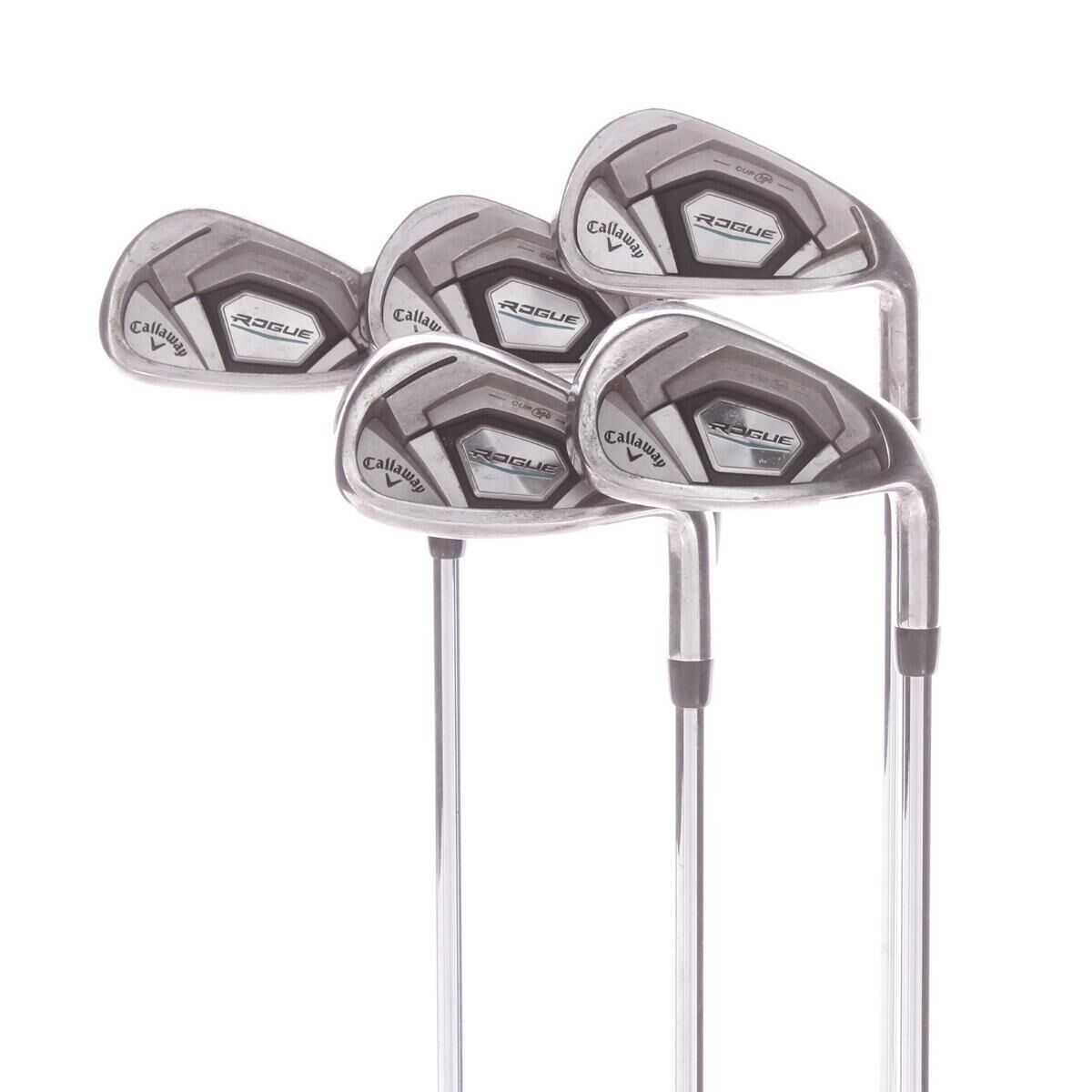 CALLAWAY USED - Iron Set 6-PW Callaway Rogue CF18 Steel Shaft Right Handed - GRADE B