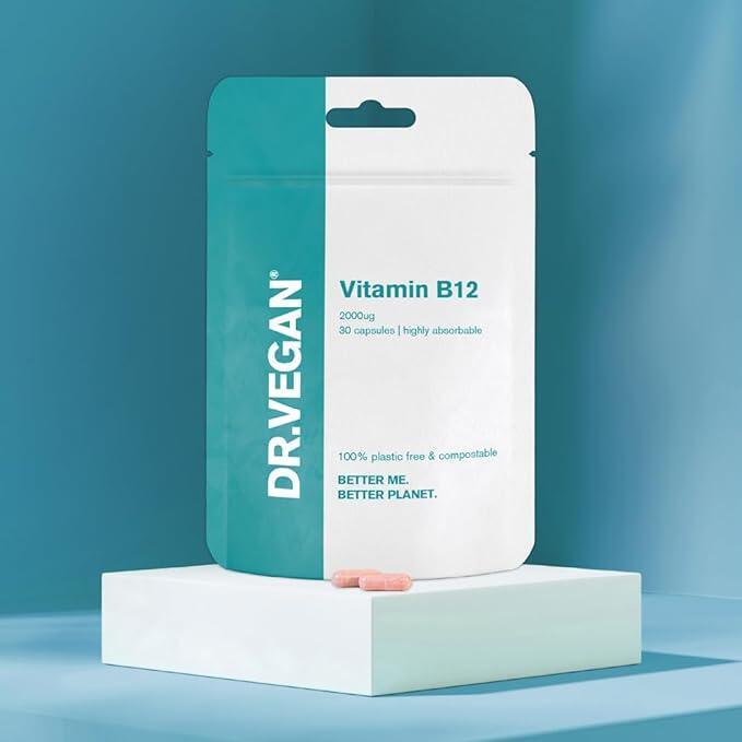 DR.VEGAN Daily Vitamin B12, 2000ug | Uma por dia