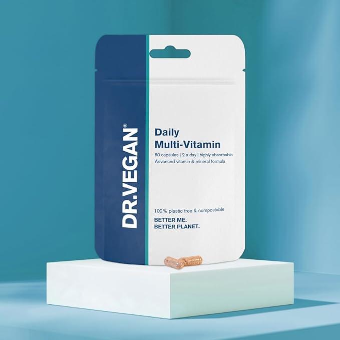 DR.VEGAN Daily Multi-Vitamin | Dos por día - 30 días de uso