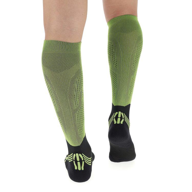 Man Run Compression Fly Socks férfi sportzokni - fekete