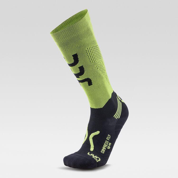 Man Run Compression Fly Socks férfi sportzokni - fekete