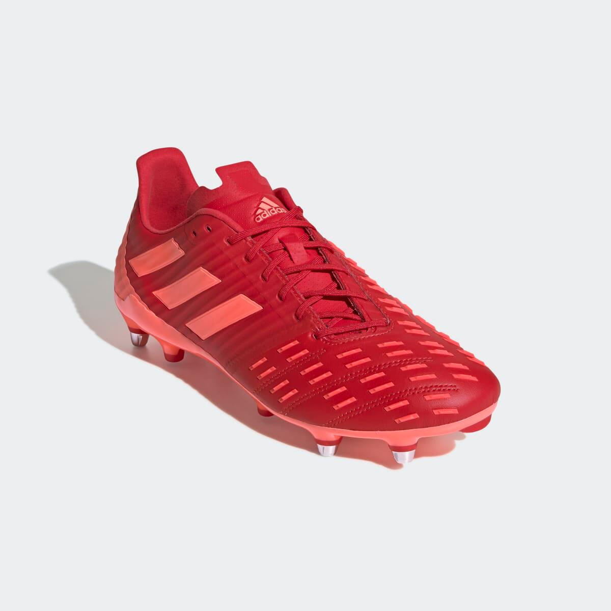 adidas Adults Predator Malice Control Soft Ground Rugby Boots 5/7
