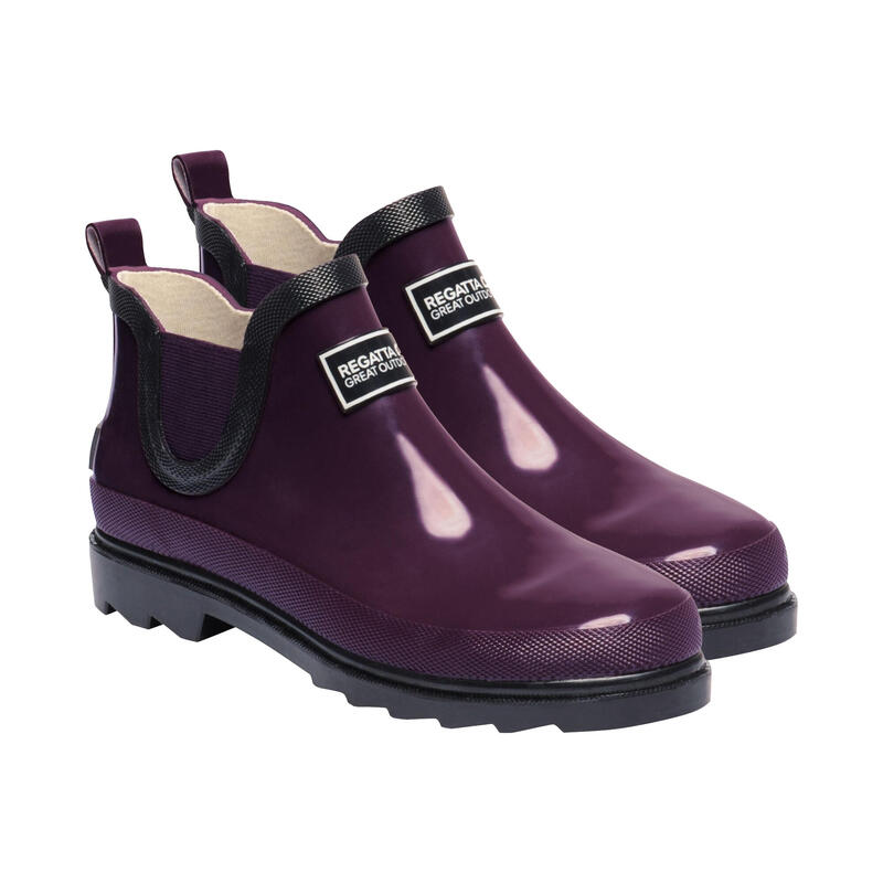 Bottines de pluie HARPER Femme (Violet foncé/gris anthracite)