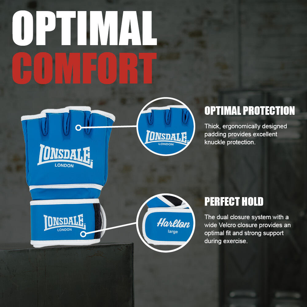 guantes de entrenamiento mma Lonsdale Harlton 5/7