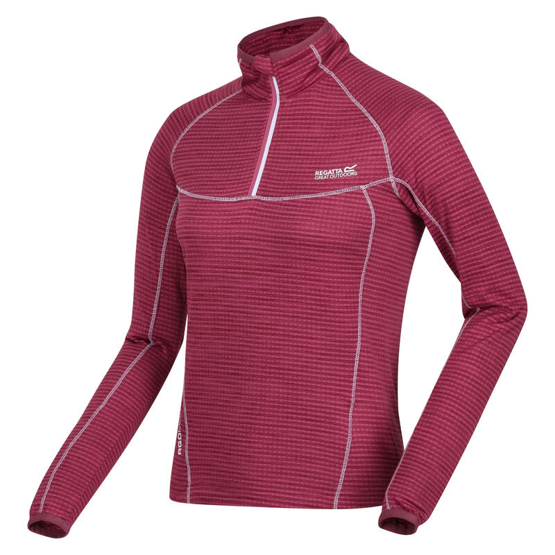 Vrouwen/dames Yonder Fleece Top (Violet)