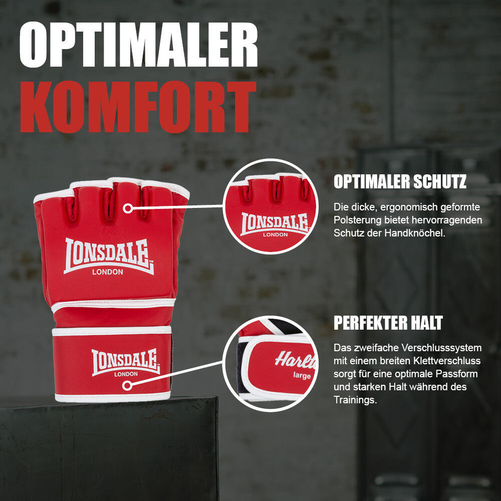 guantes de entrenamiento mma Lonsdale Harlton 5/7