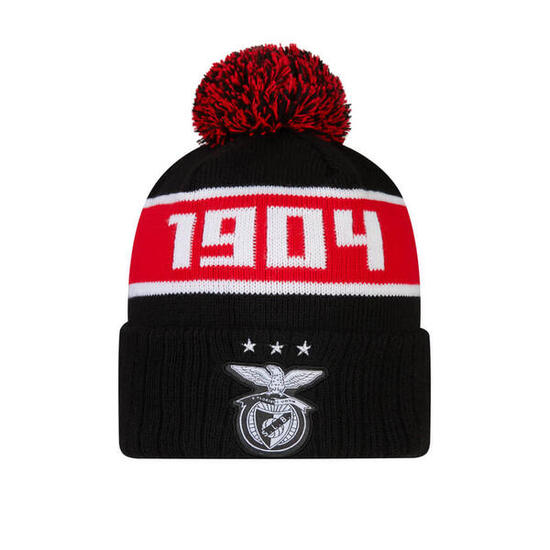 Bonnet 1904 noir à pompon