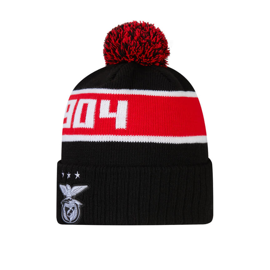 Gorro preto 1904 com pompom 2/3