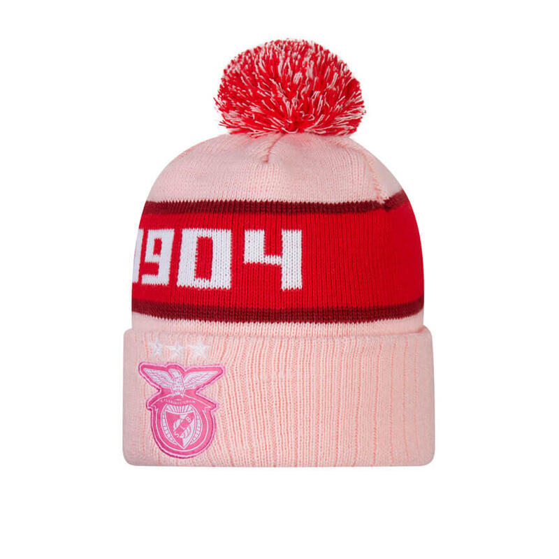 1904 Casquette rose avec a pompon