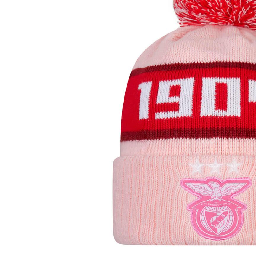 Bonnet rose 1904 à pompon 3/3