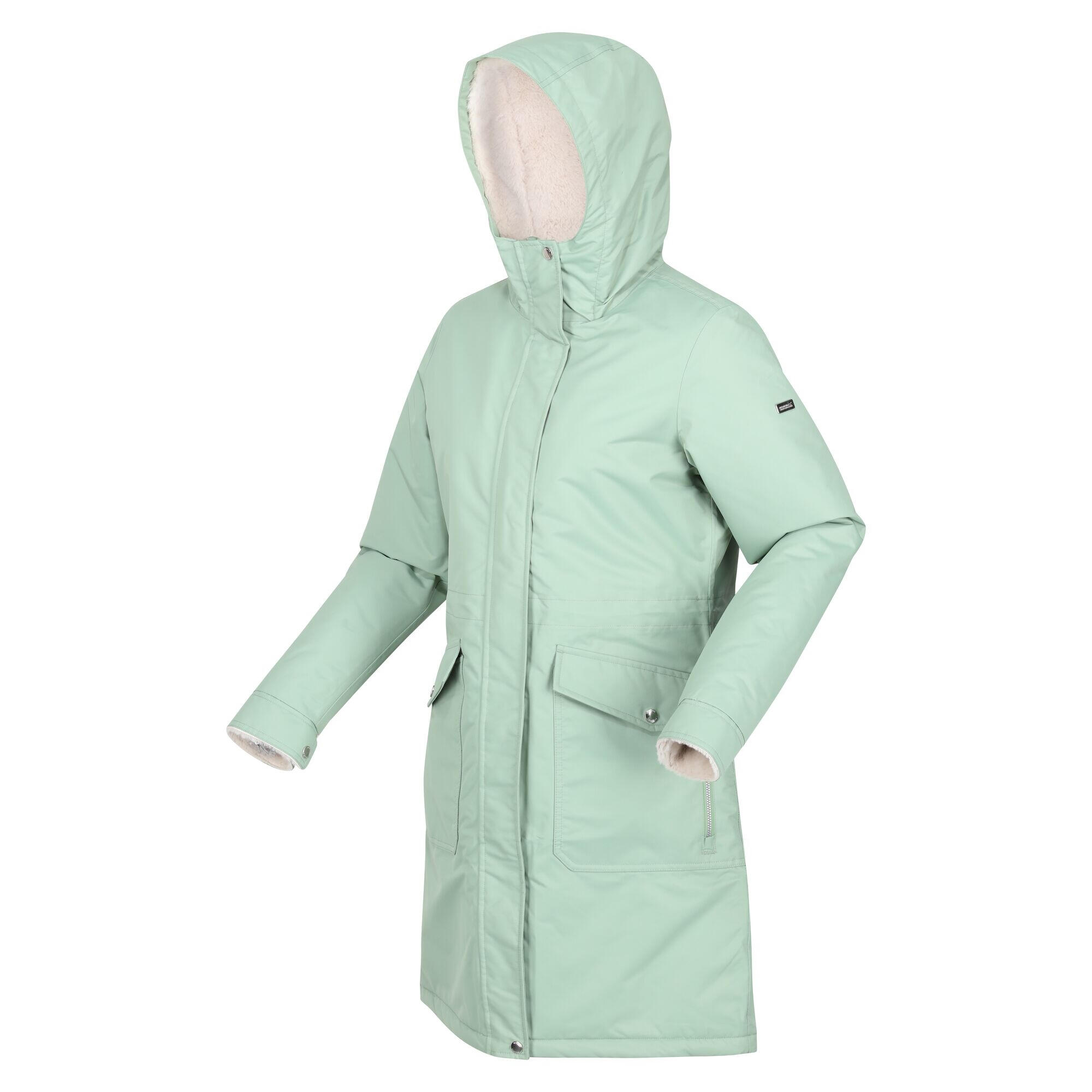 Womens/Ladies Romine Waterproof Parka (Basil Green) 3/5