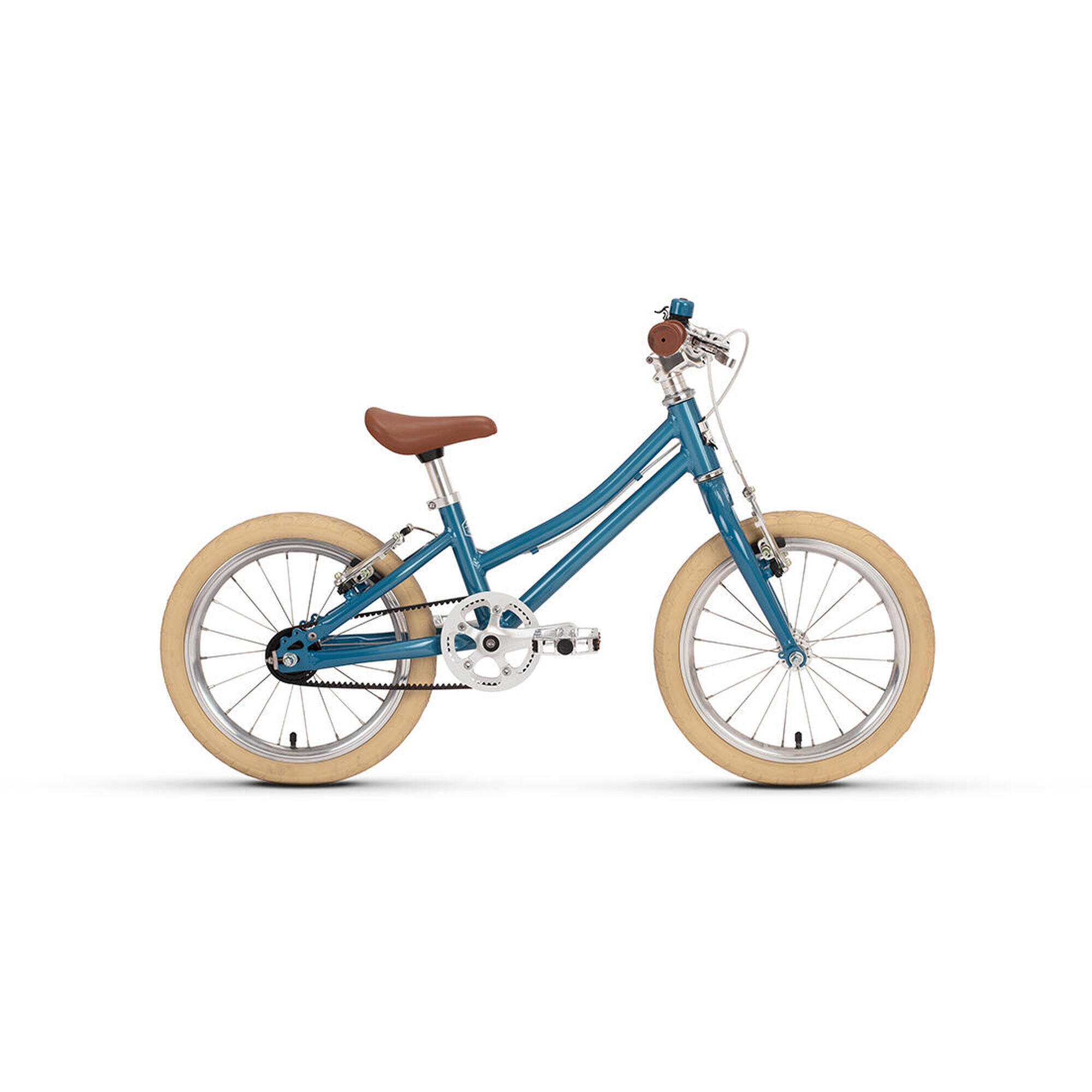 Bicicletta da 16" per bambini Ragazza Azzurra