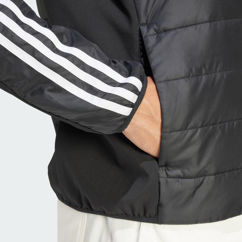 Essentials 3-Streifen Insulated Hooded Hybrid Jacke