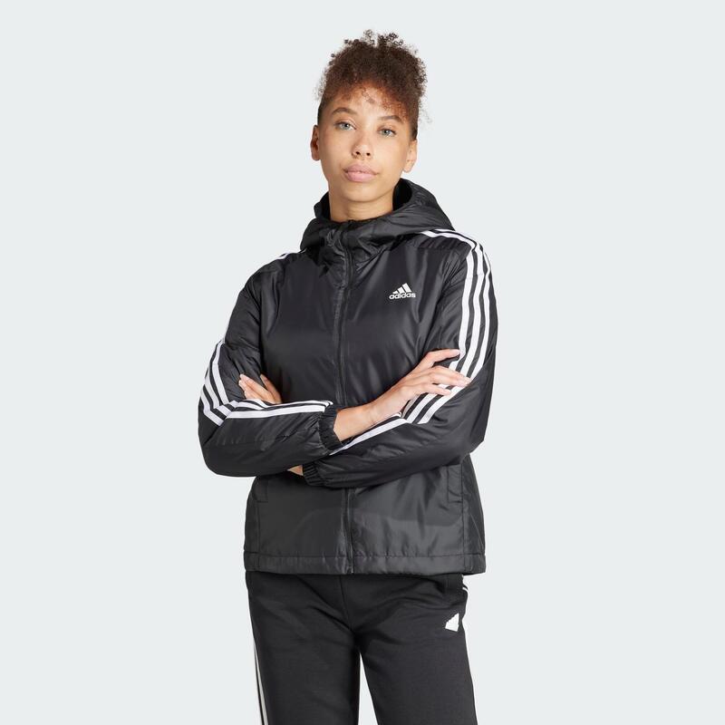 Giacca Essentials 3-Stripes Insulated Hooded