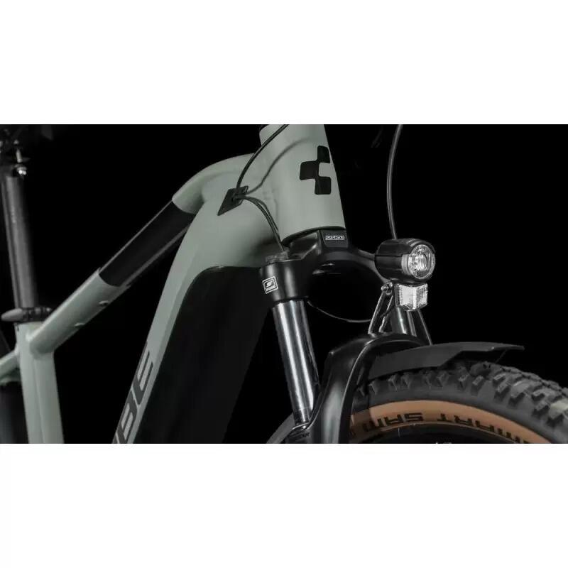 Bici E-bike Front Cube Reaction Hybrid Performance 625 Swampgrey-black