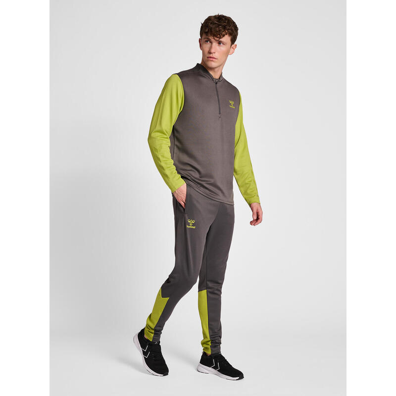 HUMMEL hmlONGRID 1/2 ZIP POLY SWEAT