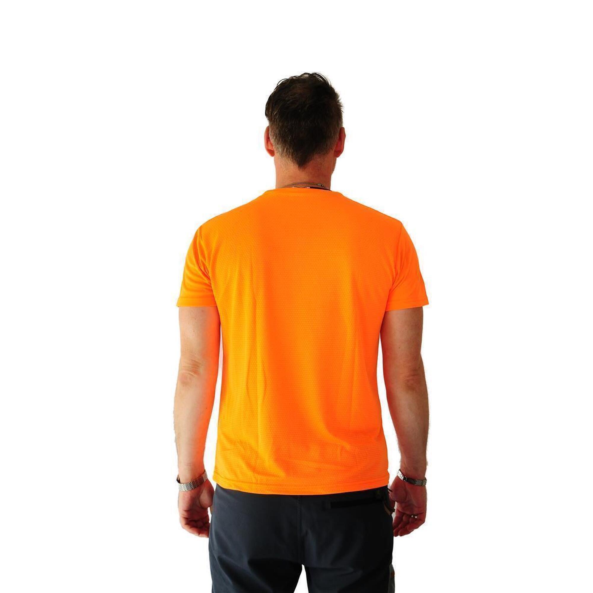Sportshirt Duplex Wandern/Outdoor/Trekking Naranja Neon Ohne Atmungsaktiv JOLUVI