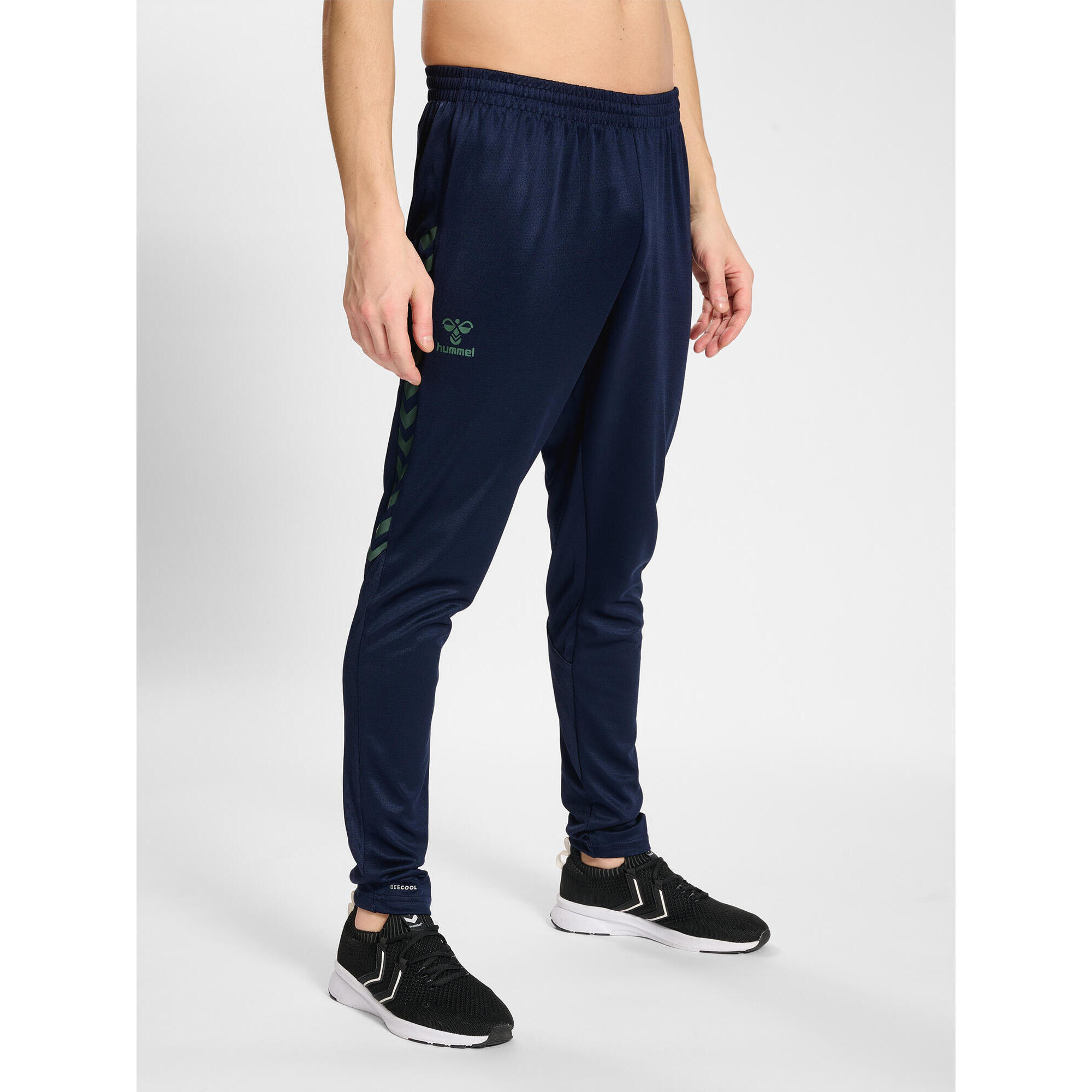 Pantalon D'entraînement Hummel Hmlstaltic Pour Femme - Legging Brillant, Tissu Interlock, Confort Sport - Coupe Ajustée